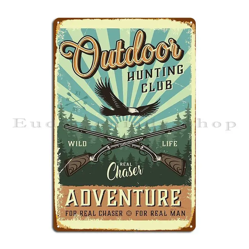 Outdoor Adventure Cinema - Letrero Metálico Vintage de Cine para