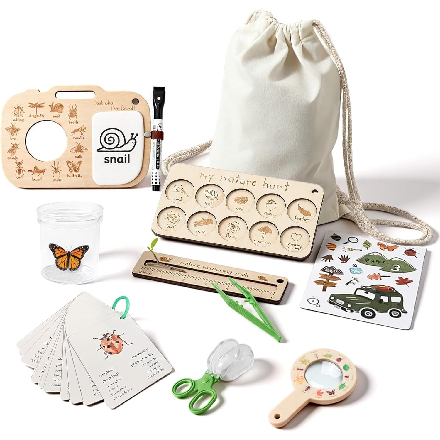 Outdoor Adventure Learning - Kit Atrapa Insectos para Niños con