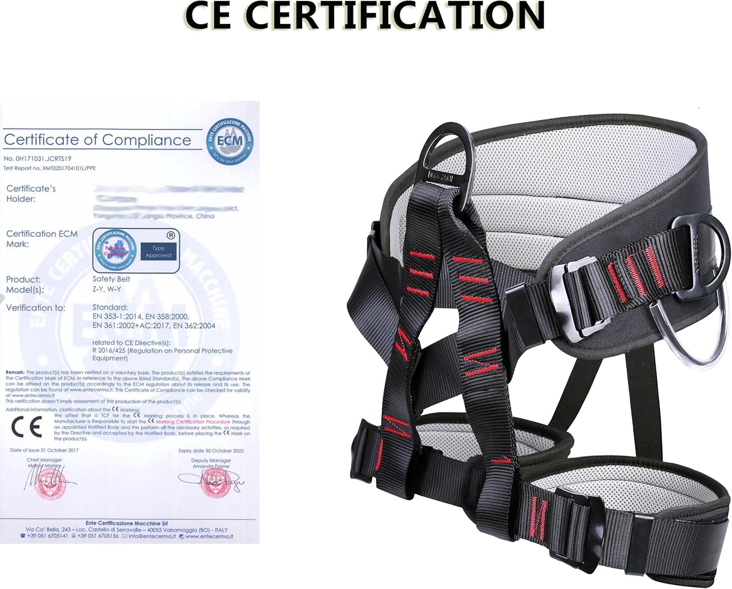 Arnés de escalada ajustable pa - Harness Climbing Adjustable reseña y precio