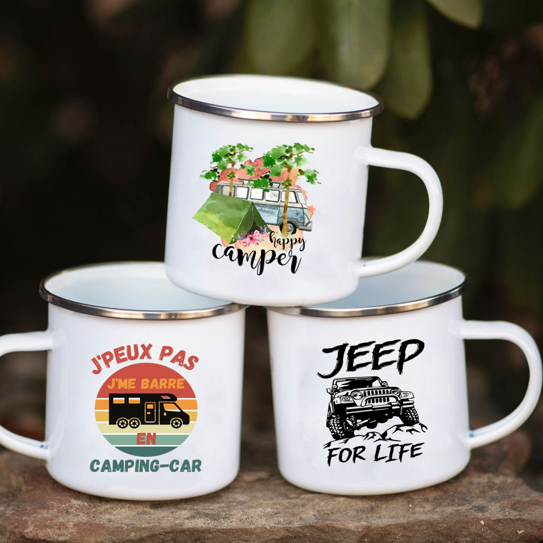 Taza de Esmalte para Autocarav - Outdoor Adventure Gifts reseña y precio